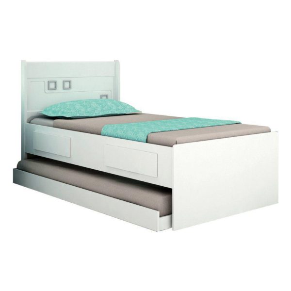 Bicama Mec Bibox com 2 Gavetas Branco - Image 2